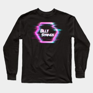 Glitch aesthetic | Exclusive - Billy Strings Long Sleeve T-Shirt